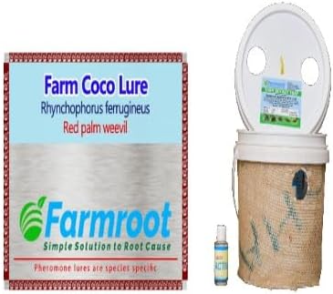 Farmroot Red Palm Weevil with Insect Bucket Traps (Pack of 2)