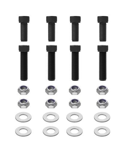 VroomAuto Hardware Kit for Mounting Racing Seat Sliders and Seat Bracket,Bottom Mount Racing Seat Hardware,Hardware Assortment Kit with Nuts, Bolts & Washers