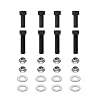 Hardware Kit for Mounting Racing Seat Sliders and Seat Bracket,Bottom Mount Racing Seat Hardware,Hardware Assortment Kit with Nuts, Bolts & Washers