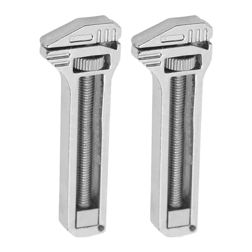 Compact Titanium Multi-tool, Pocket Multitool Mini Wrench, Bottle Opener Keychain, Mini Alloy Multi-tool for Everyday Prep, Repairing, Backpacking, Camping, And Hiking(2pcs)