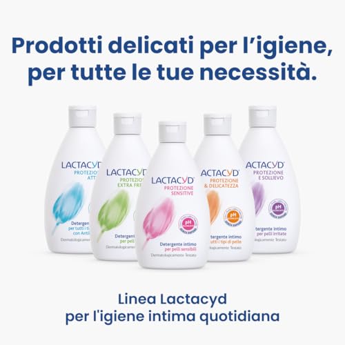 Lactacyd Protección Sensitive – Limpiador de higiene íntima indicado para pieles sensibles, con ácido láctico biotecnológico y extracto de algodón, paquete de 6 piezas (6 x 300 ml) - imagen 5