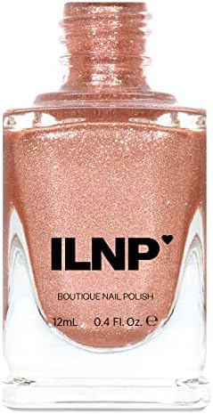 ILNP Chelsea - Pale Rose Gold Holographic Metallic Nail Polish