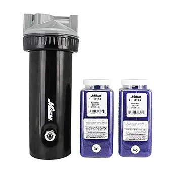 Milton 1170-2 1/2" Compact FRL Desiccant Air Dryer for Moisture Removal in Pneumatic Systems