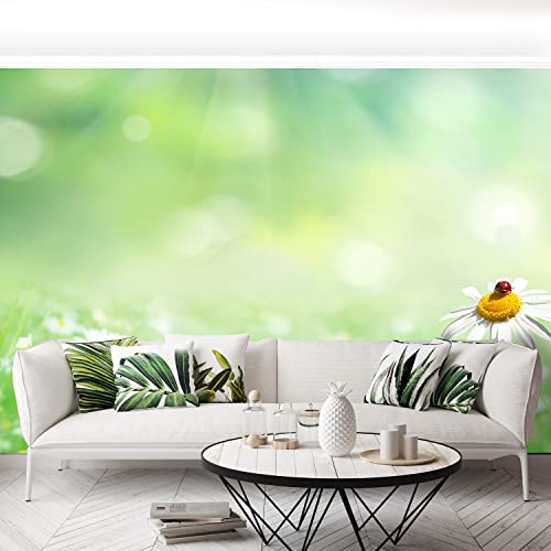 Papier peint camouflage vert masquant les imperfections du mur - 5