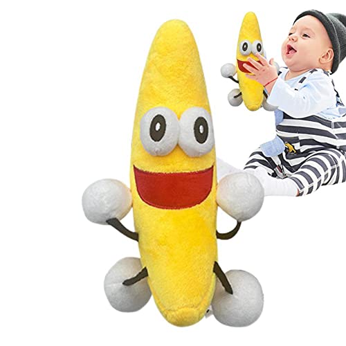 Keladiya Shovelwares Brain Game Plush Toys,10" Dancing Banana Plush Toy Soft Stuffed Figure Doll,Suitable For Fans And Kids Holiday Party Gifts #TOP4