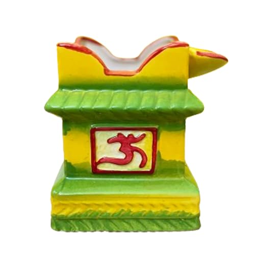 Kunhar Ceramic Tulsi Pot, Green Yellow, Size 5 Inch x 7.2 Inch, with Out Plant (B0C3WM517W) Amazon Price History, Amazon Price Tracker