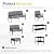 FansaFurn 8-Piece Outdoor Patio Furniture Set, Outdoor Metal Sectional Furniture with Cushions, Outdoor Conversation Seating Set with Coffee Table for Balcony, Garden, Deck, Backyard, Grey