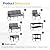 FansaFurn 8-Piece Outdoor Patio Furniture Set, Outdoor Metal Sectional Furniture with Cushions, Outdoor Conversation Seating Set with Coffee Table for Balcony, Garden, Deck, Backyard, Grey