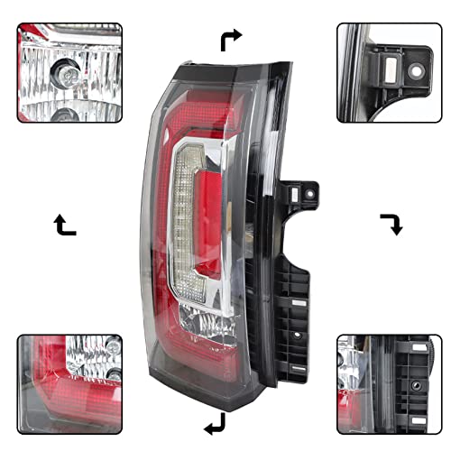 LABLT Tail Light Rear Brake Light Replacement for 2015-2020 GMC Yukon and Yukon XL Left Side LH Brake Lights with Bulb 84536242 GM2800268