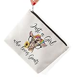 BiuNiuring Goat Gifts for Goat Lovers, Cosmetic Bag Gifts for Goat Lovers, Goat Makeup Bag, Who Loves Goats Cosmetic Bag