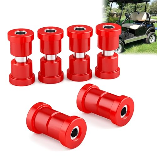 RYANSTAR RACING Rear Leaf Spring Bushing Kit Compatible with Club Car Precedent 2004-Up Golf Carts, Rear Suspension Bushing & Sleeve Set, Durable Polyurethane Replacement Parts