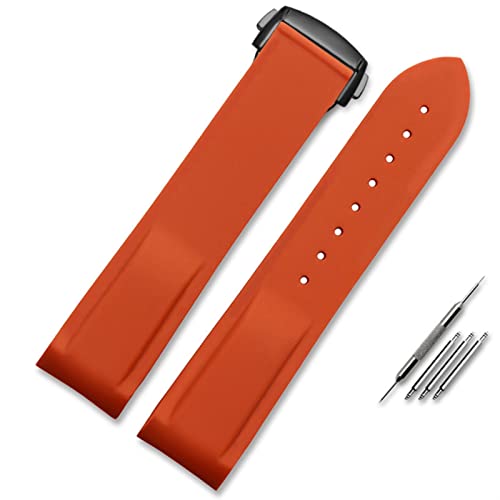 Bracelet en silicone de 22 mm avec boucle déployante pour le sport