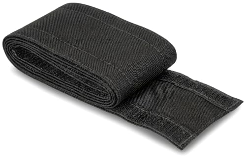 Electriduct 4" SafCord Carpet Cord Cover Strip Secure and Hide Floor Cables and Wires - 6 Feet - Black | Works only on Commercial Carpet, Barber and Loop Style Rugs