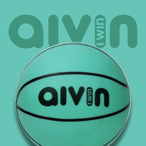 Image of Aivin Home-Play Basketball | All-Surface Durable Grip | Indoor & Outdoor Use | Pebbled Texture for Control | All-Weather Performance (Aqua Breeze, 1)