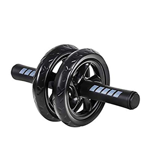 LouiseEvel215 Rueda Doble Mudo Rueda del Vientre Abdomen Rueda Gigante Dispositivo Abdominal Rueda de Rebote Menos Rueda del Abdomen Abdominal