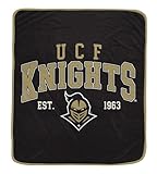 NCAA UCF Knights Vintage Arch Block Ultra Soft Blanket