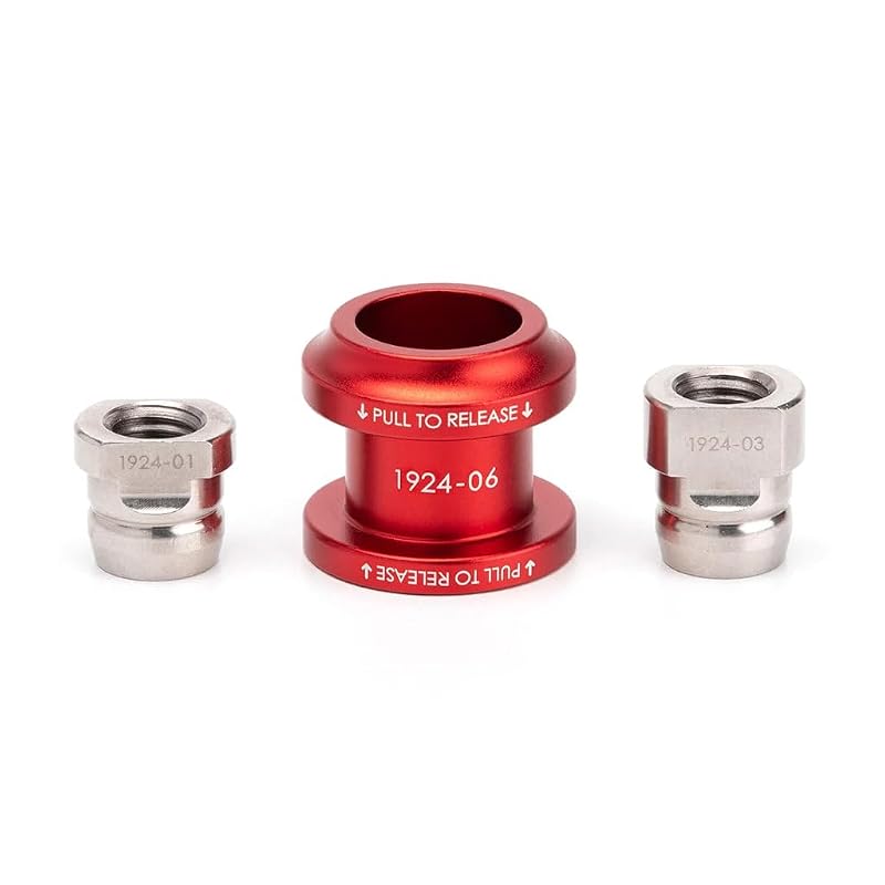 Colar para Coifa de Câmbio em Alumínio ACUITY Vermelho para Manoplas M10x1,5