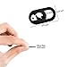 Webcam Cover Slide Cute Pattern Web Camera Cover 0.7mm Thin Fits for Laptop MacBook Pro iMac Air Computer Smartphones Tablets Protect Your Privacy and Security Strong Adhesive (3 Pack-Panda Pattern)