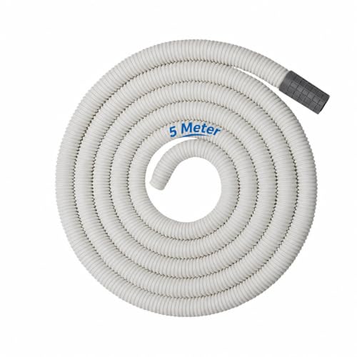 Image of 5 Meter Multipurpose Hose Pipe | Drain Pipe | Extension Pipe for AC Outlet Drain Water - Semi Washing Machine Pipe Pack of 1 (White)