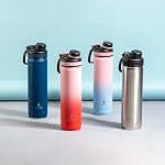 Manna Saratoga Double-wall Insulated Stainless Steel Bottle - 26 Oz - Stainless Steel - Image 2