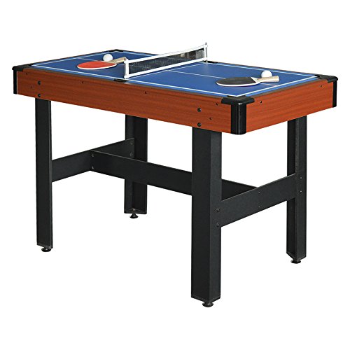 Hathaway Bg1131M Triad 3-In-1 48-In Multi Game Table With Pool, Glide Hockey, And Table Tennis For Family Game Rooms,Blue #TOP1