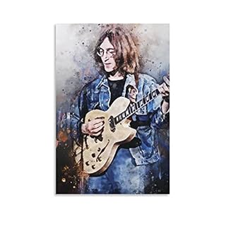 BJLINXI sans Cadre 60X90cm Affiches et Impressions John Lennon - Les Beatles, Paul McCartney, John Lennon, RIngo Starr, George Harrison