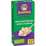 Annie's Red Lentil Spirals – White Cheddar, 5.5 oz