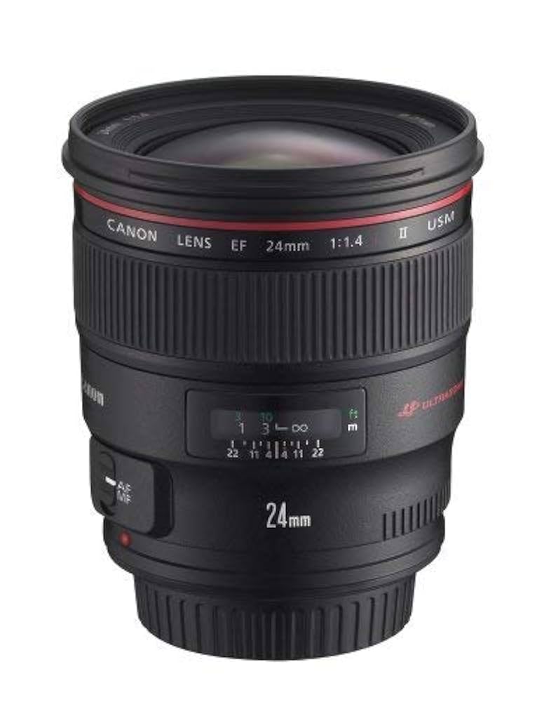 【良品】CANON EF24mm F1.4L II USM Amazon.com : Canon EF 24mm f/1.4L II USM Wide Angle Lens