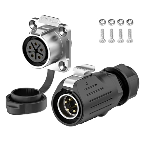 E-WeiChat EW-LP20 �Y�Ɨp�h���R�l�N�^ IP68 �����v���O�C���ڑ� �q��R�l�N�^ �d�����h�~ �ی^�R�l�N�^ �N�C�b�N�E�f�B�X�R�l�N�g �d�C�R�l�N�^ M20 2-12�s�� �t�����W�E�\�P�b�g (5�s��)