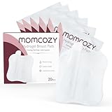 Momcozy Hydrogel Nipple Pads with Soothing Lanolin, Soothies Gel Nursing Pads Provide Instant Cooling Relief, Breastfeeding Essentials, 20 PCS