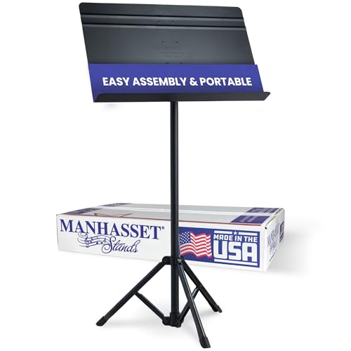 Pupitre Manhasset Voyager noir 5201 pour répétitions et concerts