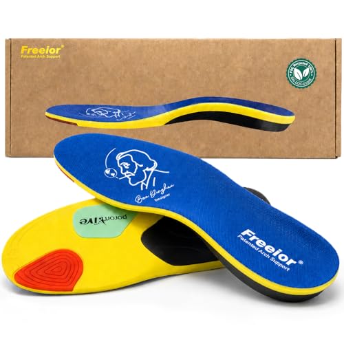 Image of Heavy Duty Arch Support Insoles for Plantar Fasciitis & Flat Feet | 330+ lbs Orthotic Design, PORON Cushioning, Work Boot Insoles, Heel Pain, Shock Absorption & All-Day Standing Comfort