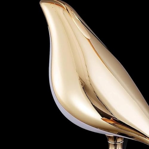 Image of SINOMAN Luxury LED Bird-Shaped Wall Light Modern Decorative Sconce Gold and White Elegant Indoor Lighting Fixture for Bedroom, Living Room, Hallway, Study, Restaurant, and Hotel Decor (Pack of 2)