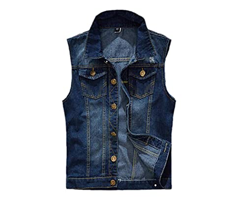 Gilet de camouflage pour homme veste militaire en denim noir XL