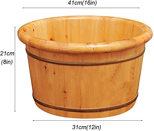 Spa para pies de madera con masaje y tapa 21 cm miniatura 2