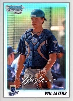 2010 Bowman Chrome Prospects Refractor Baseball #BCP117 Wil Myers Pre-Rookie Card - Only 500 made!