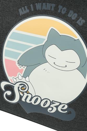 Pokémon Relaxo Unisex Sporttasche schwarz 100% Polyester Anime, Fan-Merch, Filme, Gaming, TV-Serien