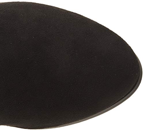 DREAM PAIRS Women's Thigh High Over The Knee Fashion Boots Block Mid Heel Long Sexy Faux Fur Boots - Image 6