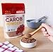 ORGANIC CAROB POWDER. PLANT BASED SUPERFOOD, NO ADDED SUGARS, VEGAN, HIGH IN FIBER, CAFFEINE FREE, GLUTEN FREE. CERTIFIED NON-GMO AND KOSHER.(8.8oz)