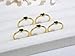 Black Onyx Stone Ring, Heart Shape Black Agate Statement Ring for Women, 14K Gold-Plated Handmade Rings Black Agate Jewelry for Her (onyx)