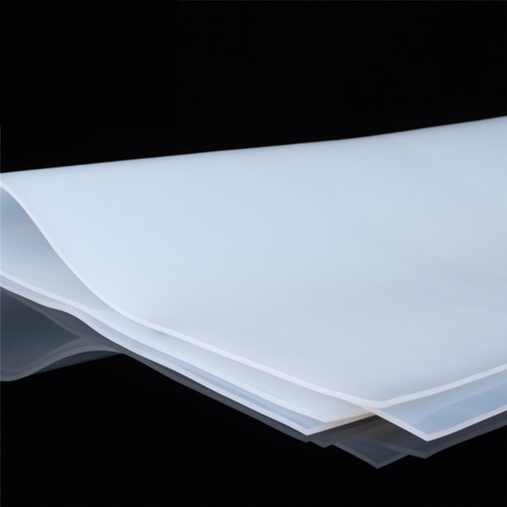 Materiale in foglio di gomma siliconica morbida elastica trasparente | For tappetino in silicone manuale fai da te(400x400x10mm)