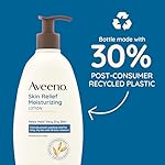 Aveeno Skin Relief Moisturizing Lotion for Very Dry Skin with Soothing Triple Oat & Shea Butter Formula, Dimethicone Skin Protectant Helps Heal Itchy, Dry Skin, Fragrance-Free, 33 fl. oz - Image 4