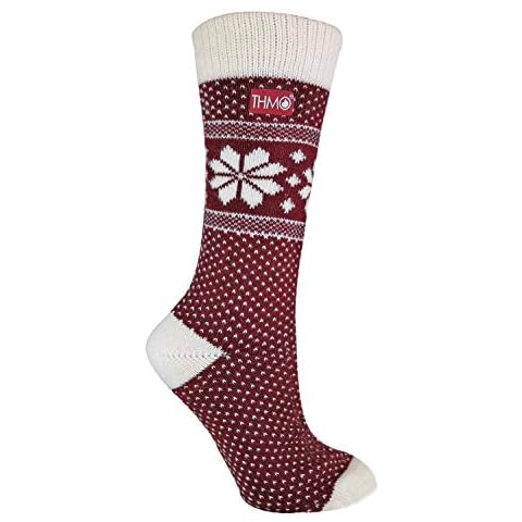 THMO Ladies Vintage Fairisle Winter Socks Cover