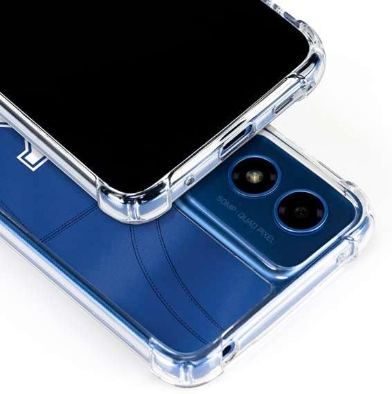 Skinit Clear Phone Case Compatible with Moto G 5G - Officially Licensed University of Kentucky Blue Jersey Design
