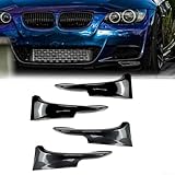 Répartiteur de pare-chocs avant pour BMW Série 3 E92 E93 MTech 2006 2013 compatible avec les modèles 320d 325d 330xd 335i 335xi (aspect carbone 2010-2013)