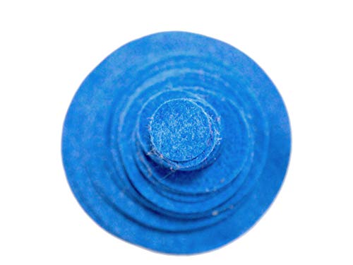 Image of Playfully Ever After Blue Craft Felt Circles (Mixed Size Pack - 56pc)