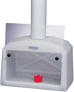Bel-Art Small Molded Polyethylene Benchtop Fume Hood with Acrylic Sash; 27 x 13