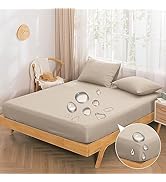 Amazon｜Vallein 防水シーツ 側面完全防水 シングル ボックス 全面防水