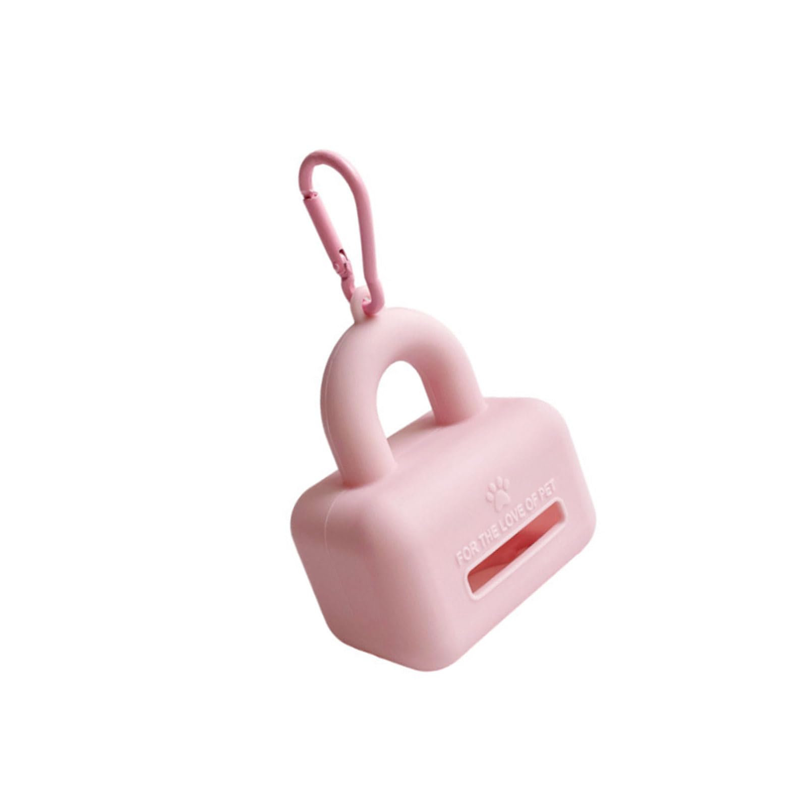 Pet Poop Bag Dispenser for Dog Owners Outdoor Walking Garbage Bag Pet Walking Supplies Dog Leash Waste Carriers