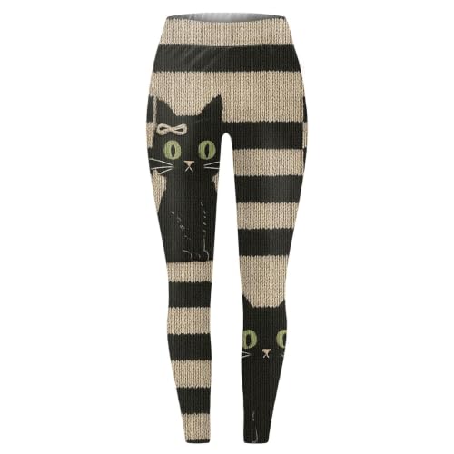 Womens Halloween Print Leggings Soft High Waist Yoga Pants 2026 Black-a - image 4
